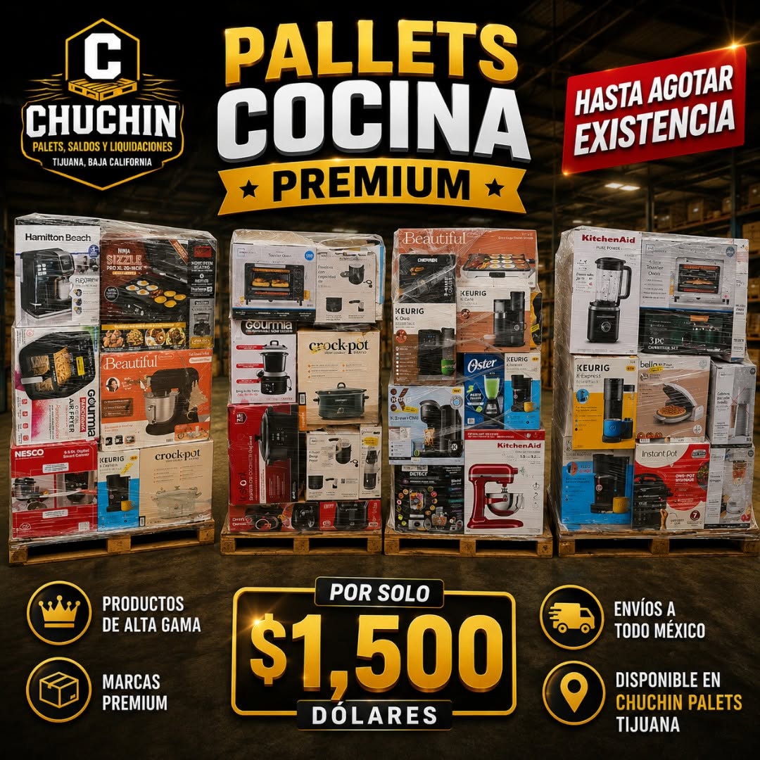 Palets de cocina y electrodomésticos premium